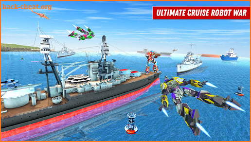 Robot Cruise Ship Transform Robot Shooting Games screenshot