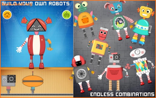 Robot game for preschool kids screenshot