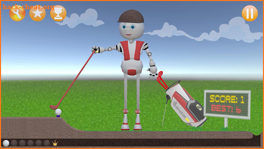 Robot Golfer screenshot