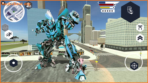 Robot Machin Car Transformer - Robot Car Games screenshot