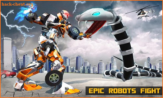 Robot Snake Anaconda Transform City Battle Attack screenshot