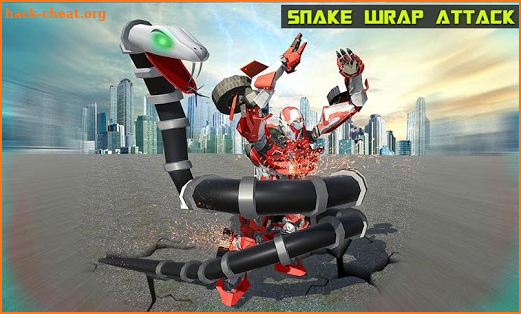 Robot Snake Anaconda Transform City Battle Attack screenshot