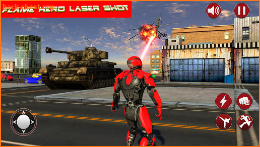 Robot Stickman RopeHero- Gangstar Crime Mafia 3d screenshot