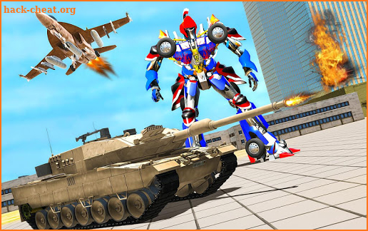 Robot Transform Tank Action Game screenshot