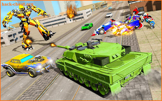 Robot Transform Tank Action Game screenshot