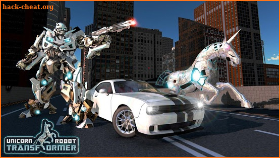 Robot Unicorn Muscle Car Robot Transforming Game screenshot