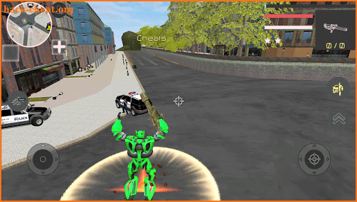 Robot War Car Transform: Crime City Robot Games screenshot