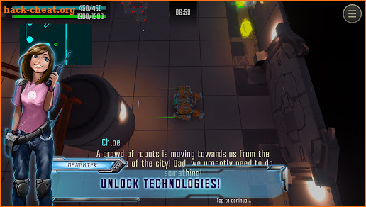 Robot Warrior: Top-down shooter. Offline game. screenshot