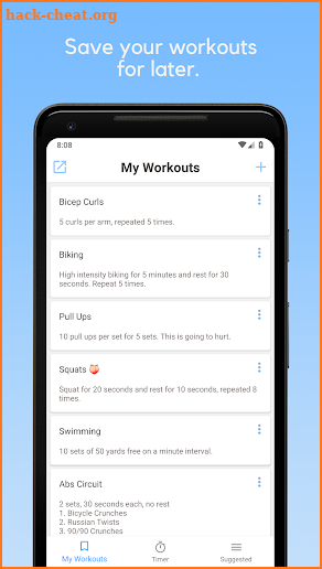 Robota Intervals: HIIT Workout Timer screenshot