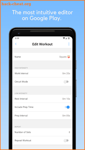 Robota Intervals: HIIT Workout Timer screenshot