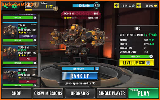 Robots Battle Arena: Mech Shooter & Steel Warfare screenshot