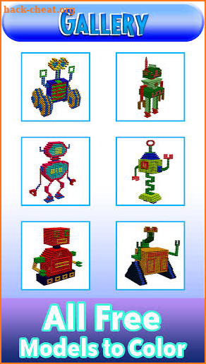 Robots Magnet World 3D - Build by Magnetic Balls screenshot