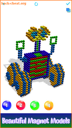 Robots Magnet World 3D - Build by Magnetic Balls screenshot