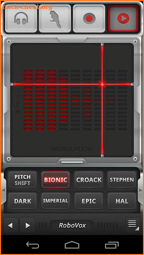 RoboVox Voice Changer Pro screenshot