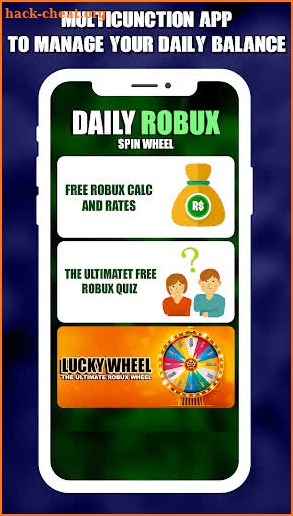 Robux 2021 : Free Robux Spin Wheel For RobloGame screenshot