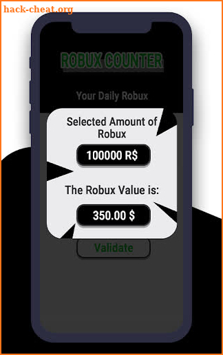 Robuxnter: free robux counter and calculator screenshot
