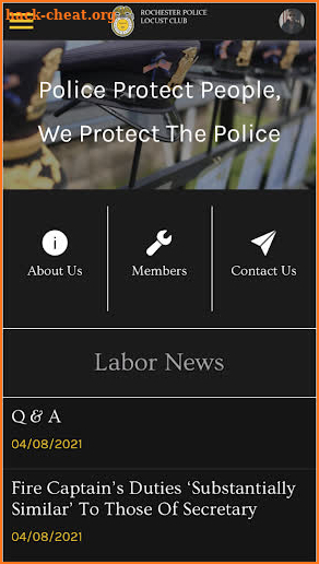 Rochester Police Locust Club screenshot