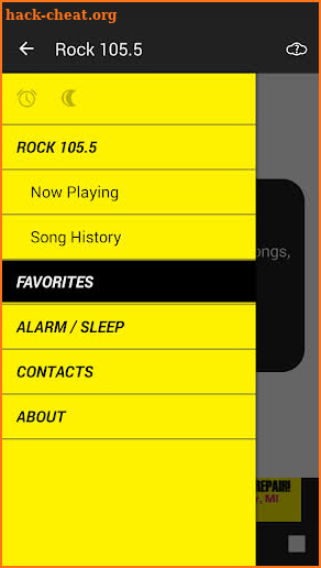 Rock 105.5 screenshot