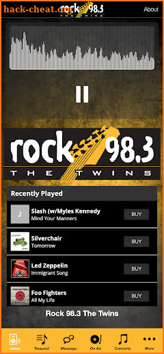 Rock 98.3 The Twins screenshot