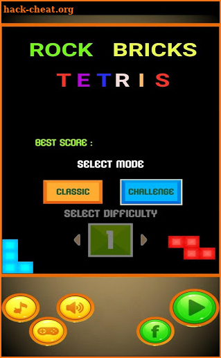 Rock Bricks Tetrix screenshot