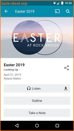 Rock Brook Church App screenshot