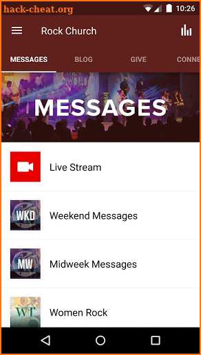 Rock Church Official App screenshot