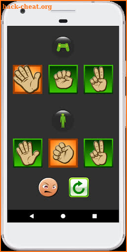 Rock-Paper-Scissors Simulator - Hand R.P.S. screenshot