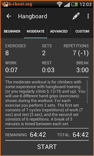 Rock Prodigy Timer screenshot