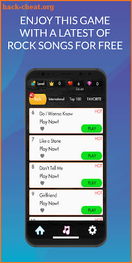 Rock Rhythm Music Game Battle. screenshot