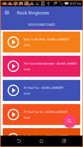 Rock Ringtones Free Music screenshot