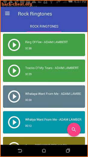 Rock Ringtones Free Music screenshot