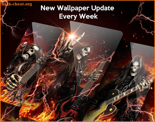 Rock Skull Live Wallpaper & Launcher Themes screenshot