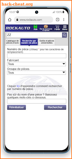 RockAuto screenshot