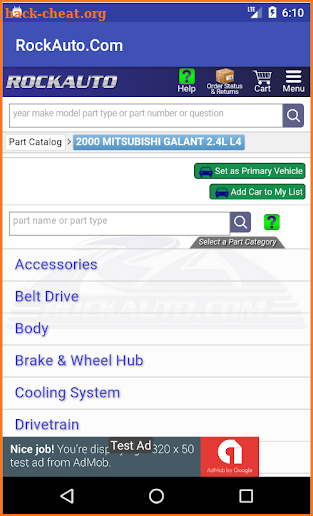 RockAutoViewer screenshot