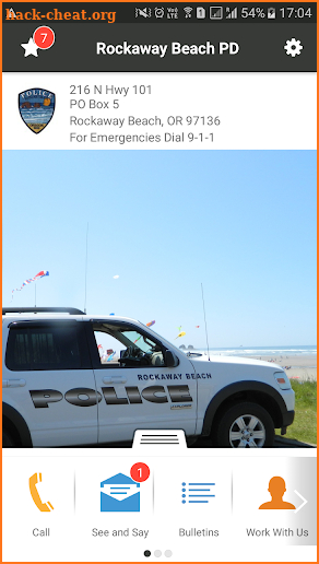 Rockaway Beach PD screenshot