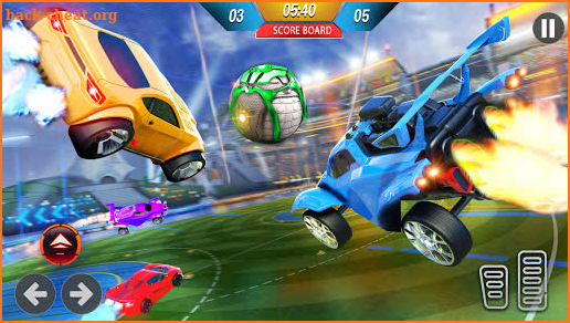 Rocket Car Ball League - 3D Car Soccer Game screenshot