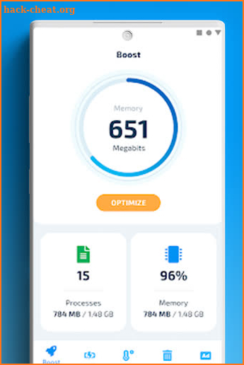 Rocket Cleaner System Optimizer & Du Battery saver screenshot