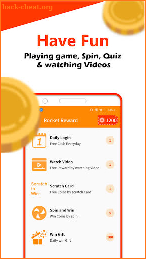 Rocket Reward - Daily Earning app screenshot