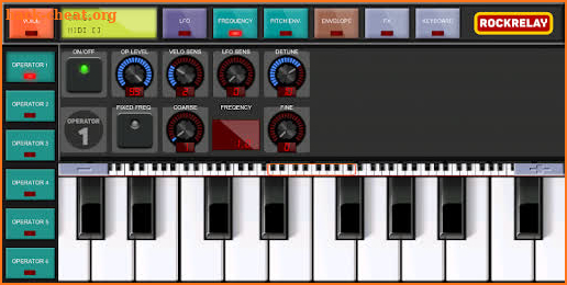 Rockrelay Synth FM screenshot