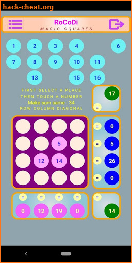 RoCoDi - Magic Squares screenshot