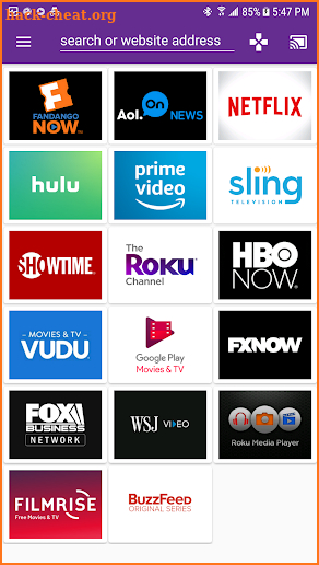 Roku Remote + Cast screenshot