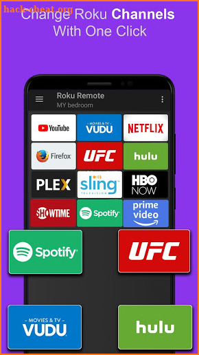 Roku Remote Control(WiFi+IR): RoSpikes screenshot