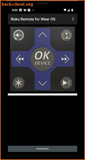 Roku Remote for Wear OS screenshot