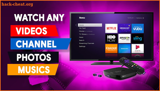 Roku remote - TV Cast & Screen mirroring for Roku screenshot