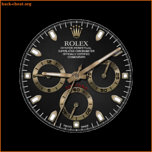 Rolex Daytona Watch Face screenshot