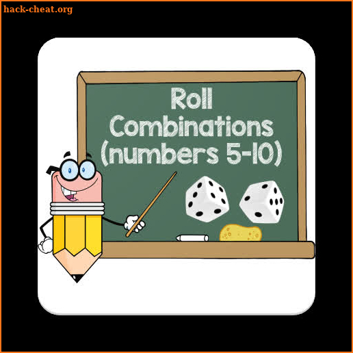 Roll Combinations (numbers 5-10) Game app screenshot