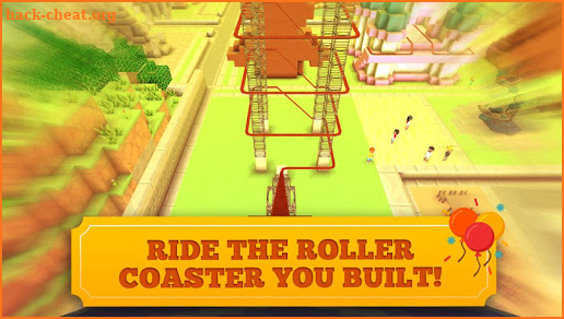 Roller Coaster Craft: Blocky Building & RCT Games screenshot