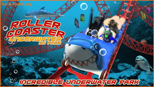 Roller Coaster Underwater 3D Free screenshot