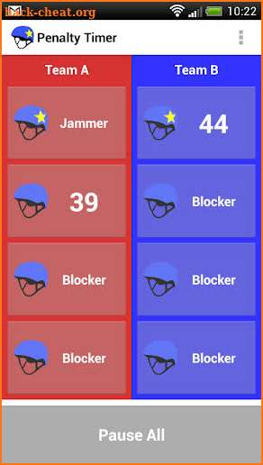 Roller Derby Penalty Timer screenshot