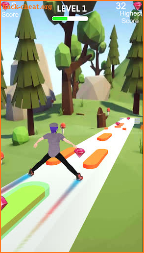 Roller Skating Park – 3D Sky Roll Skate screenshot